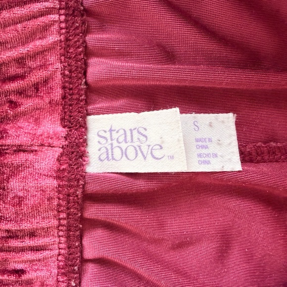 Stars Above Velvet Velour Pajama Set Small - Picture 7 of 7